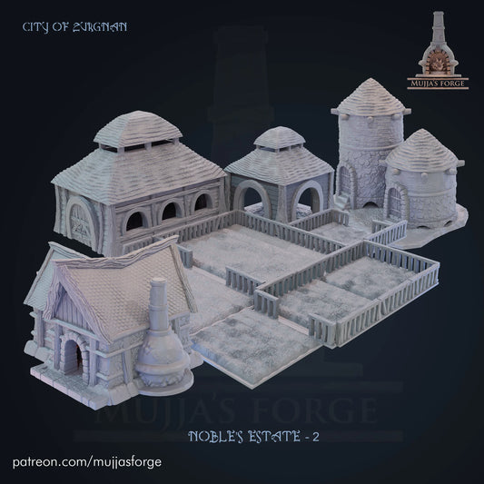 Farm Scheune Kornspeicher Werkstatt Pavillion RPG  Mujjas Forge City of Zurgnan