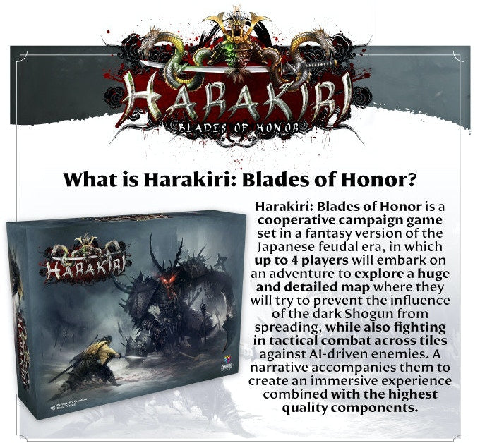 Harakiri: Blades of Honor Jubei´s Curse Erweiterung englisch Kickstarter Ausgabe Kickstarter Exclusives Synergic Games