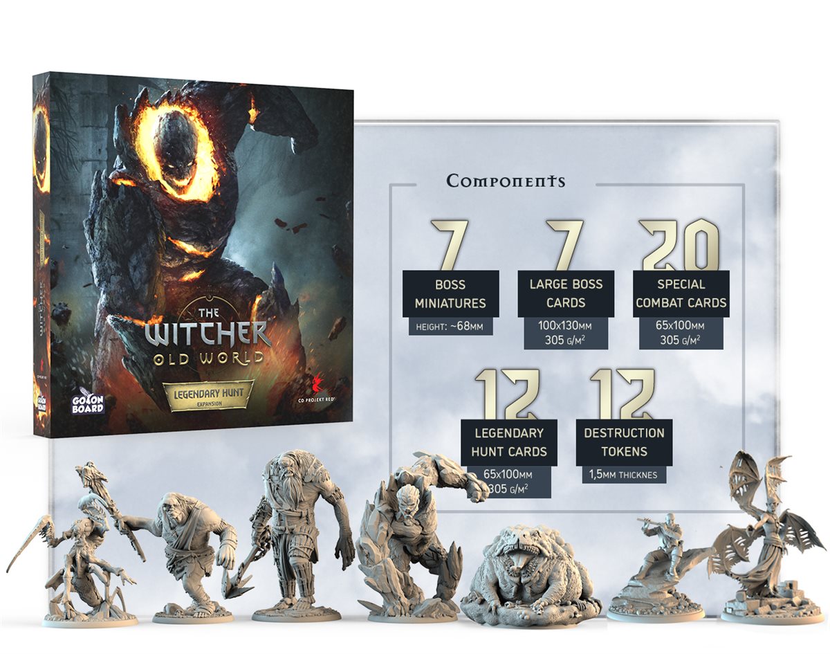 The Witcher: Old World Legendary Hunt Expansion + Stretchgoals + KS Exclusive English