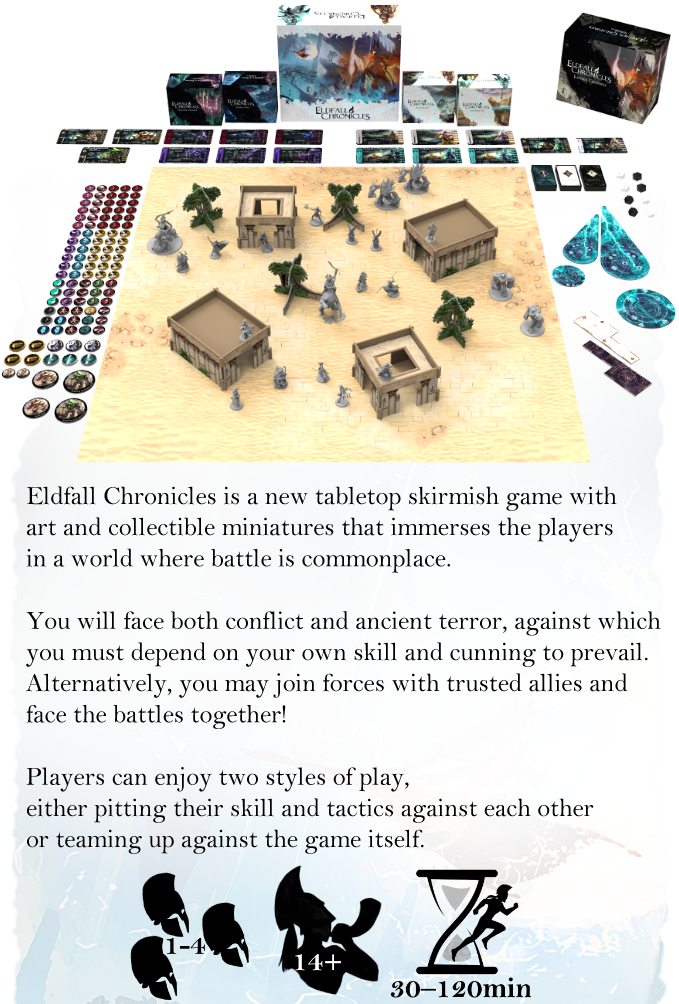 Eldfall Chronicles Adventurers Pledge Core Game + Stretchgoals + KS Exclusive English