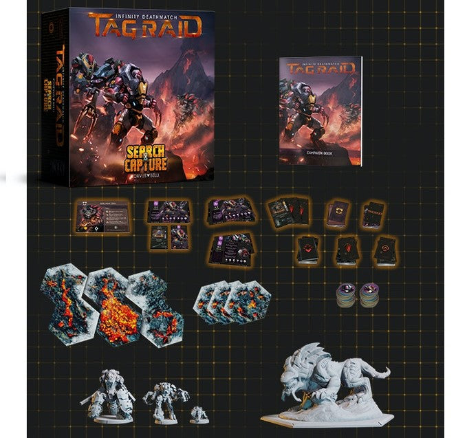 Infinity Deathmatch: TAG Raid Search &amp; Capture Expansion Kickstarter Edition English Corvus Belli Reservation