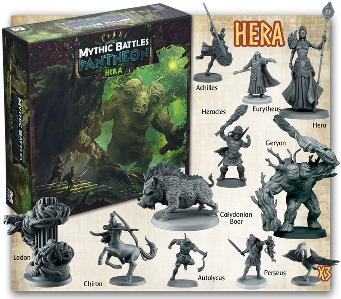 Mythic Battle Pantheon 1.5 Hera Expansion + Stretchgoals + KS Exclusive English