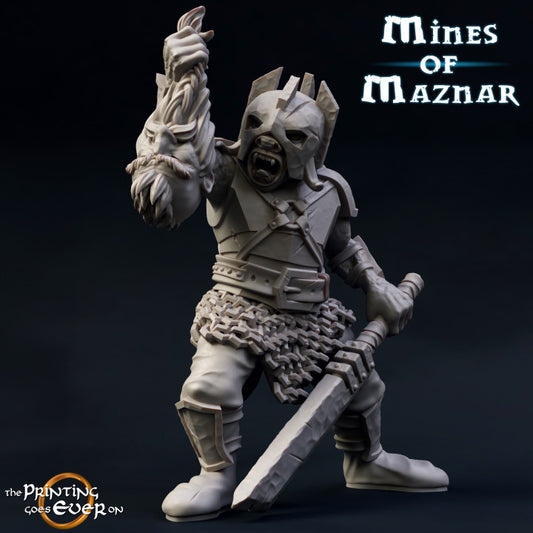 Goblin chief from Mines of Maznar