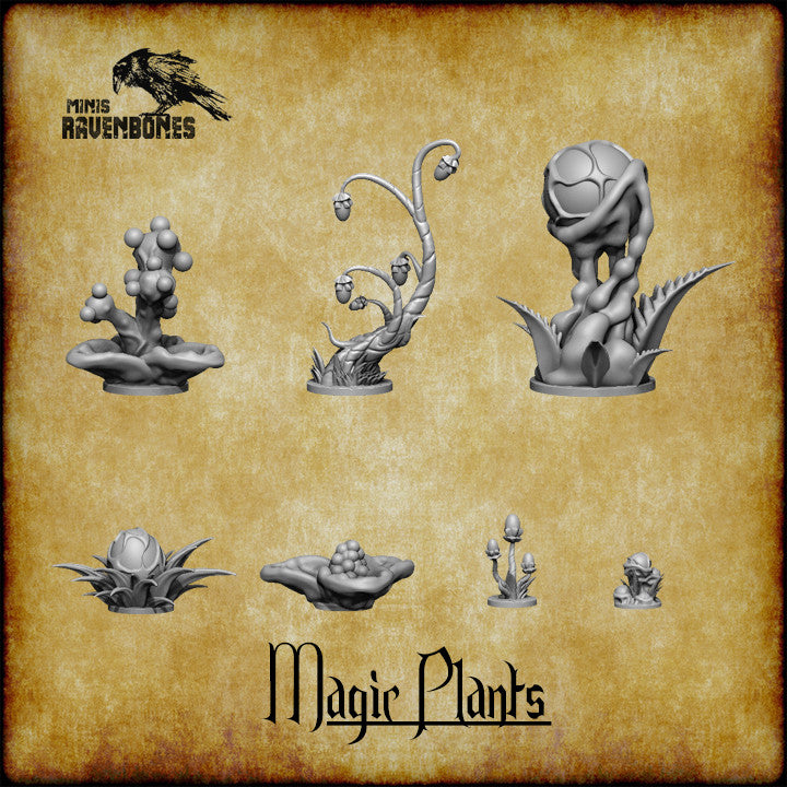Magic Plants Set by RavenBones Miniatures