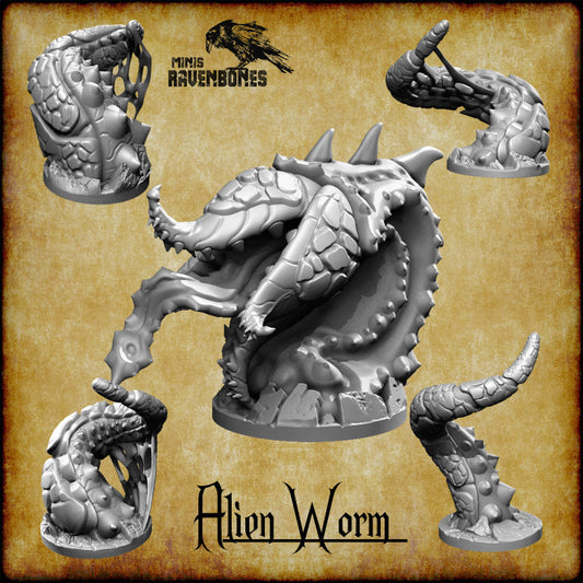 Alien Worm Set by RavenBones Miniatures