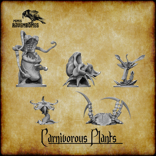 Carnivorous Plants Set by RavenBones Miniatures