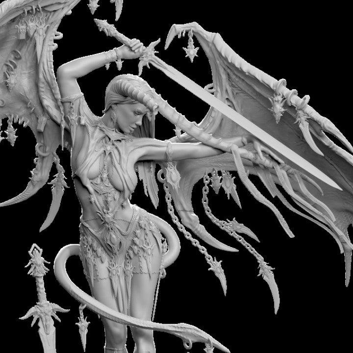 Lamashtu Demon Fantasy Printomancer 3D
