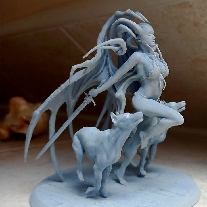 Abere with dogs Fantasy Printomancer 3d