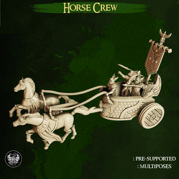 Elf Chariot High Elves vs Dwarves The Master Forge DnD RPG Tabletop