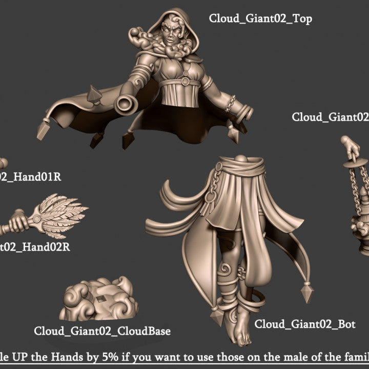 Clouds Air Giant 2 Board Games RPG RG Sculpt