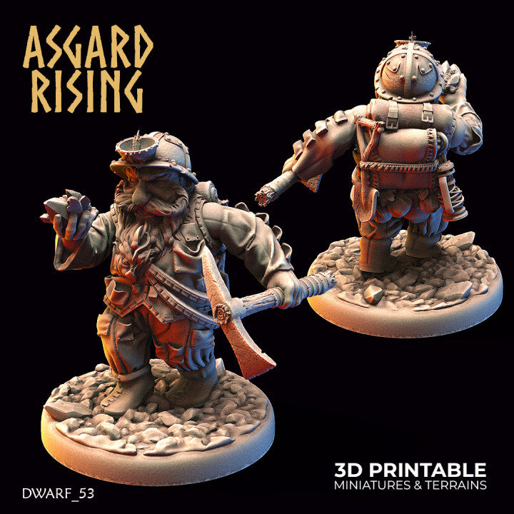 Dwarf Miners 1 Asgard Rising DnD RPG Tabletop