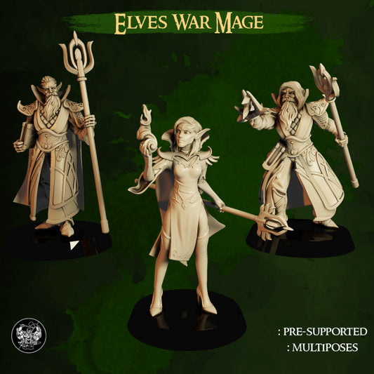 Elfen Zauberer High Elves vs Dwarves The Master Forge DnD RPG Tabletop