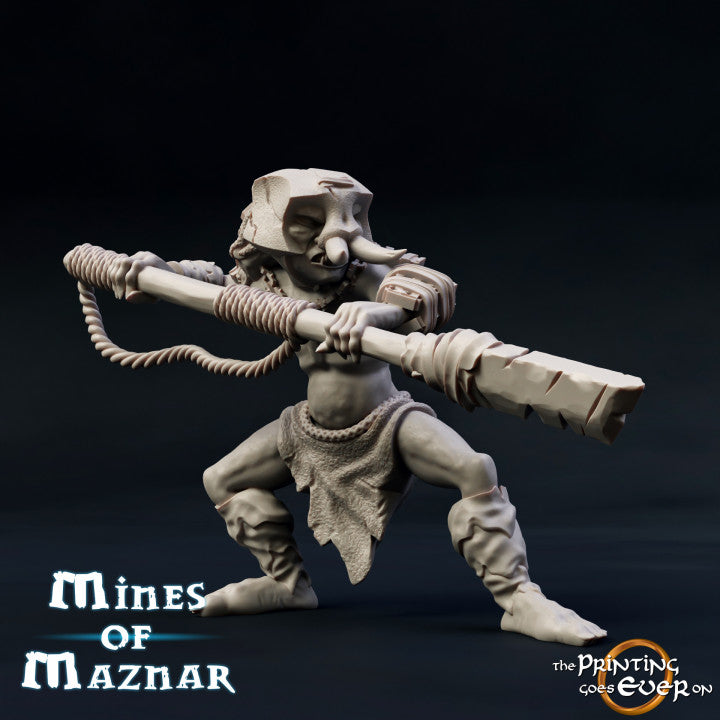 Goblin Spearmen from Mines of Maznar