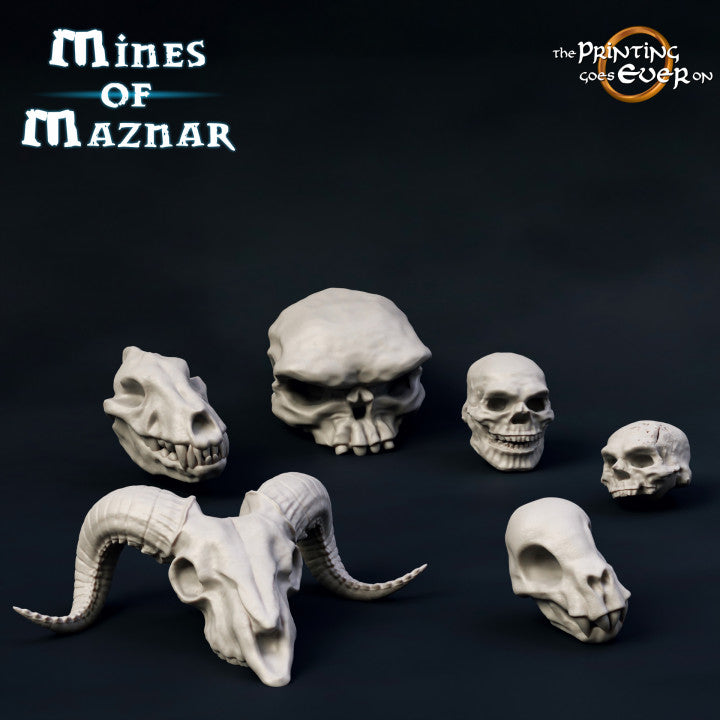 Schädel Set aus Mines of Maznar