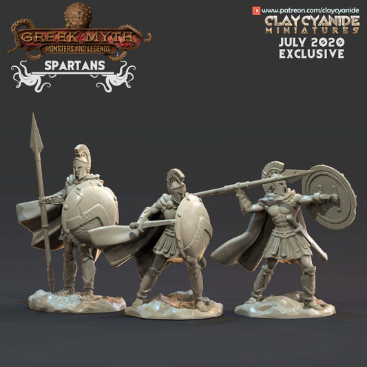 Antike Soldaten aus Sparta aus dem Griechische Monster & Legenden Set