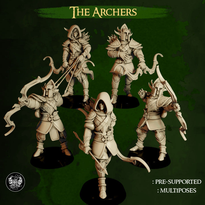 Elves Archer Ranger High Elves vs Dwarves The Master Forge DnD RPG Tabletop