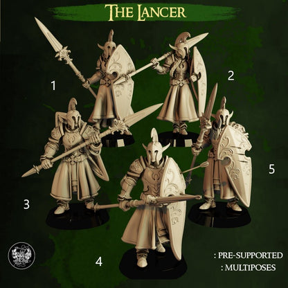 Elfen Lanze Infantrie High Elves vs Dwarves The Master Forge DnD RPG Tabletop