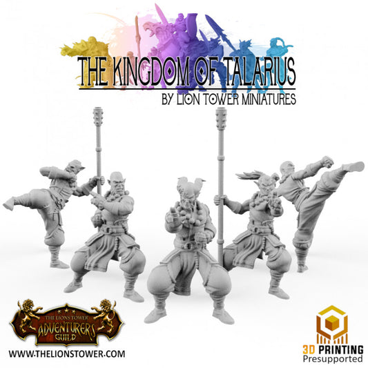 Kampfmönche - Orden des Goldenen Lotus von Lion Tower Miniatures
