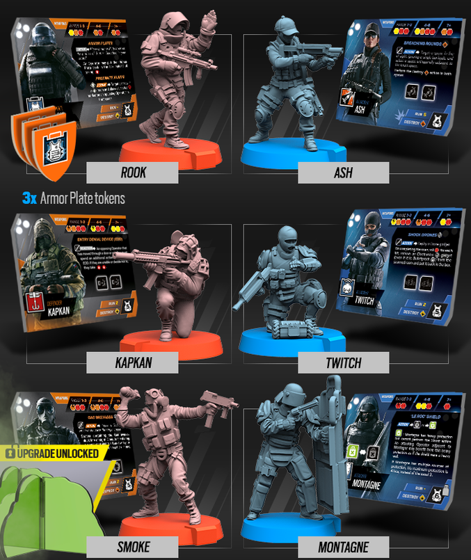 6 Siege Trooper Pledge Gameplay All-In English Kickstarter Edition + Stretchgoals + KS Exclusives