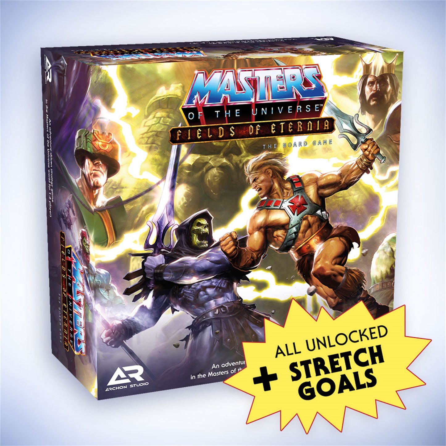 Masters of the Universe: Fields of Eternia Collectors Pledge English Kickstarter Edition + Stretchgoals + KS Exclusives