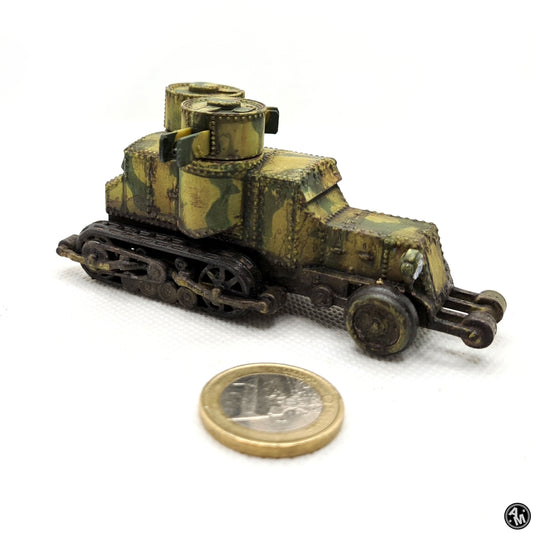 WW1 russische Austin Kegresse gepanzertes Fahrzeug