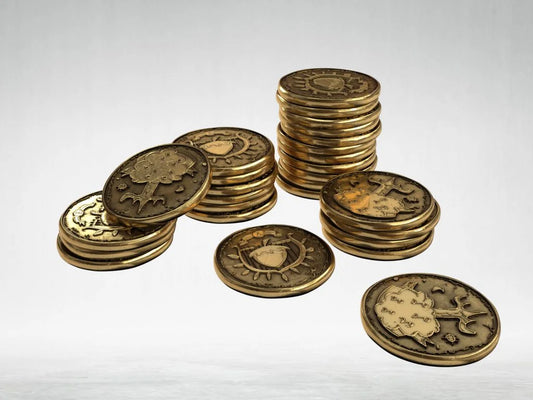 Bardwood Grove Metall Münzen Kickstarterausgabe