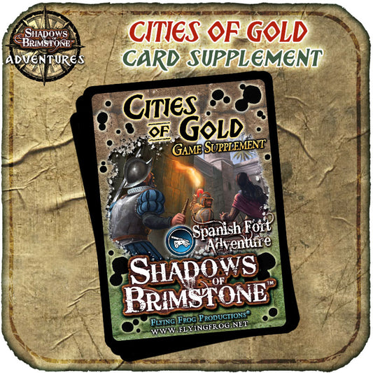Shadows of Brimstone: Cities of Gold Jargono/Spanish Mixed Card pack English Edition