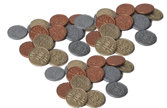 League of Dungeoneers Add-on 92 Metal Coins Kickstarter Edition