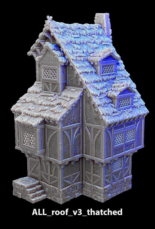 Mittelalterliches Haus City of Tarok für RPGs, Brettspiele, Maler und Sammler