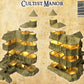 Cultist Mansion Medieval 3D Terrain Building Miniature Land DnD RPG Tabletop
