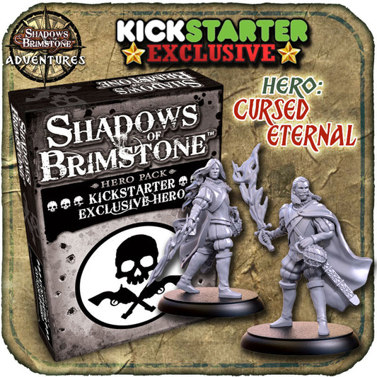 Shadows of Brimstone: KS Exclusive Cursed Eternal Hero + Alter Gender englische Ausgaben
