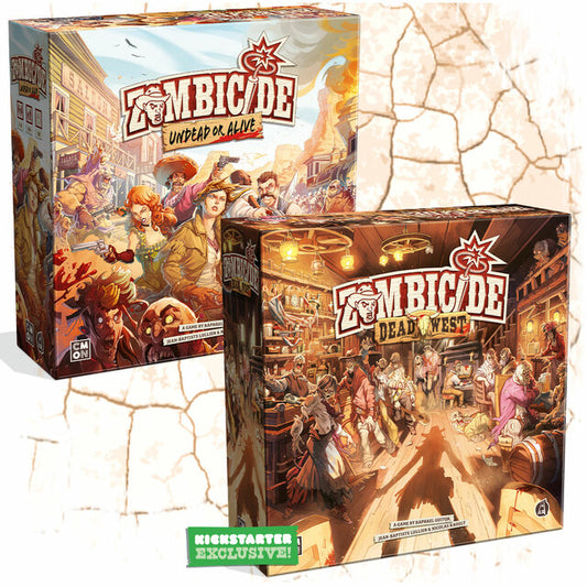 Zombicide: Undead or Alive Core Game + Stretchgoals + KS Exclusive English Kickstarter Edition by CMON