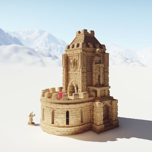 Large dice tower from the Drennheim set by WonderWorlds