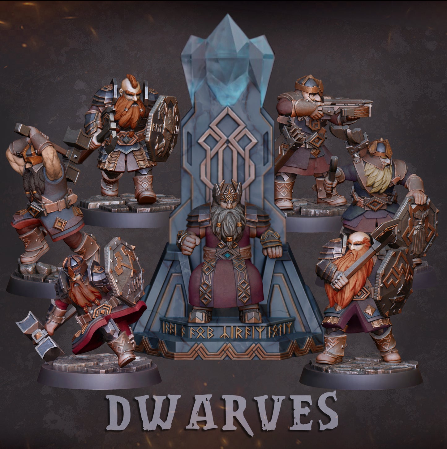 Dwarves from The Mines: Flames of War by The Mines