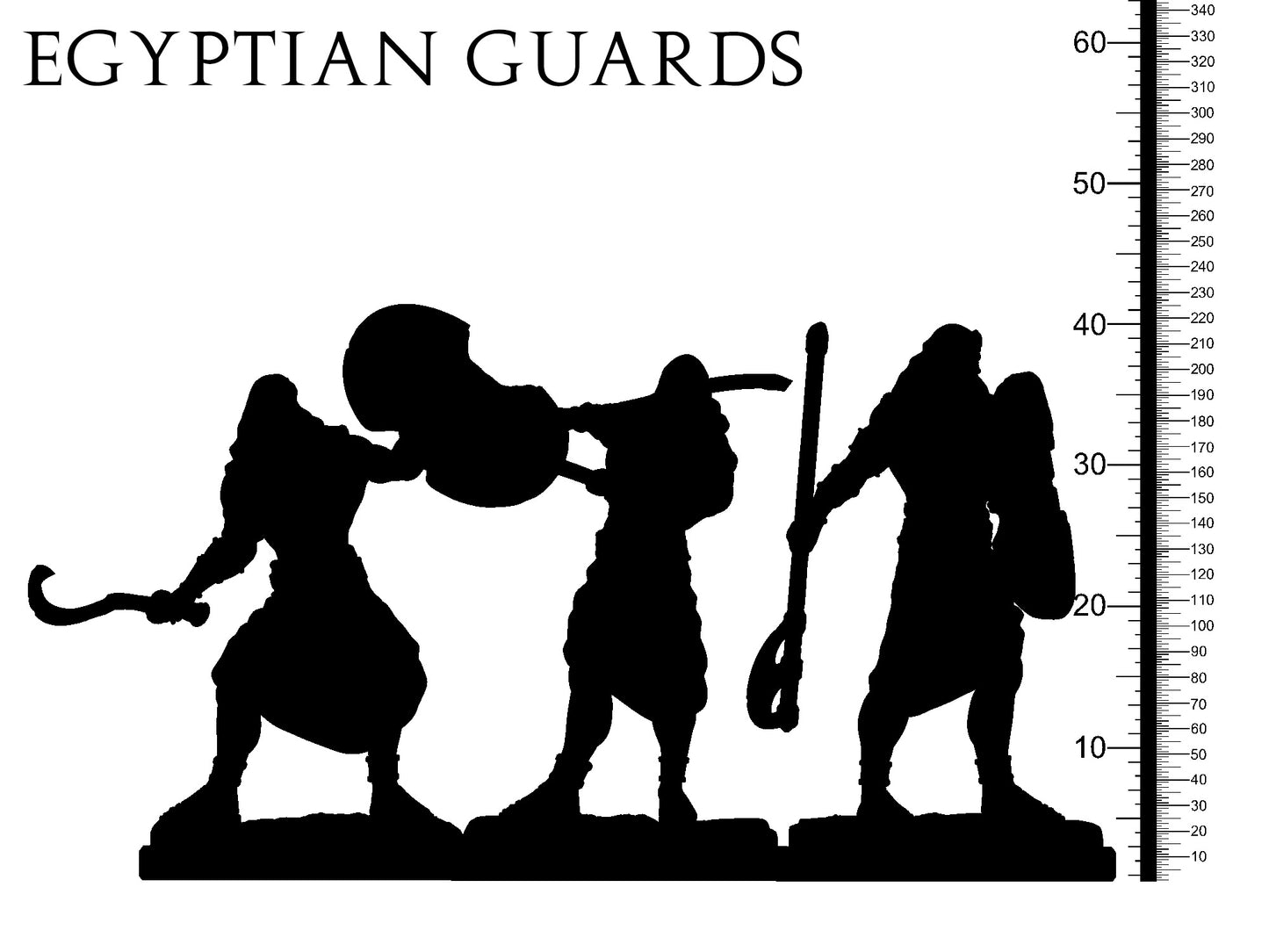 Agyptische Wächter Antikes Ägypten