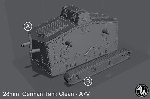 WW1 deutscher Sturm Panzer A7V