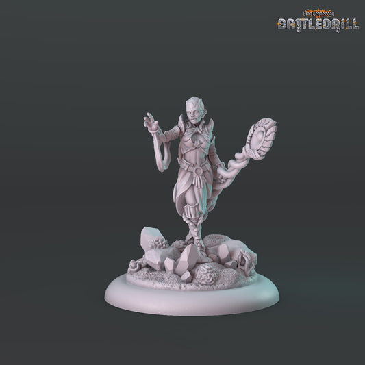 Priesterin des tiefen Abgrundes Hydran Fraktion Battledrill Kickstarter Brettspiele, Rollenspiel Maler