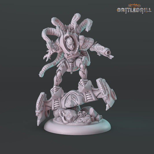 Mak`Rel Glider Hydran Fraktion Battledrill Kickstarter Brettspiele, Rollenspiel Maler