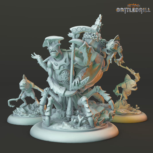 Mushell mit Cosairs Hydran Fraktion Battledrill Kickstarter Brettspiele, Rollenspiel Maler