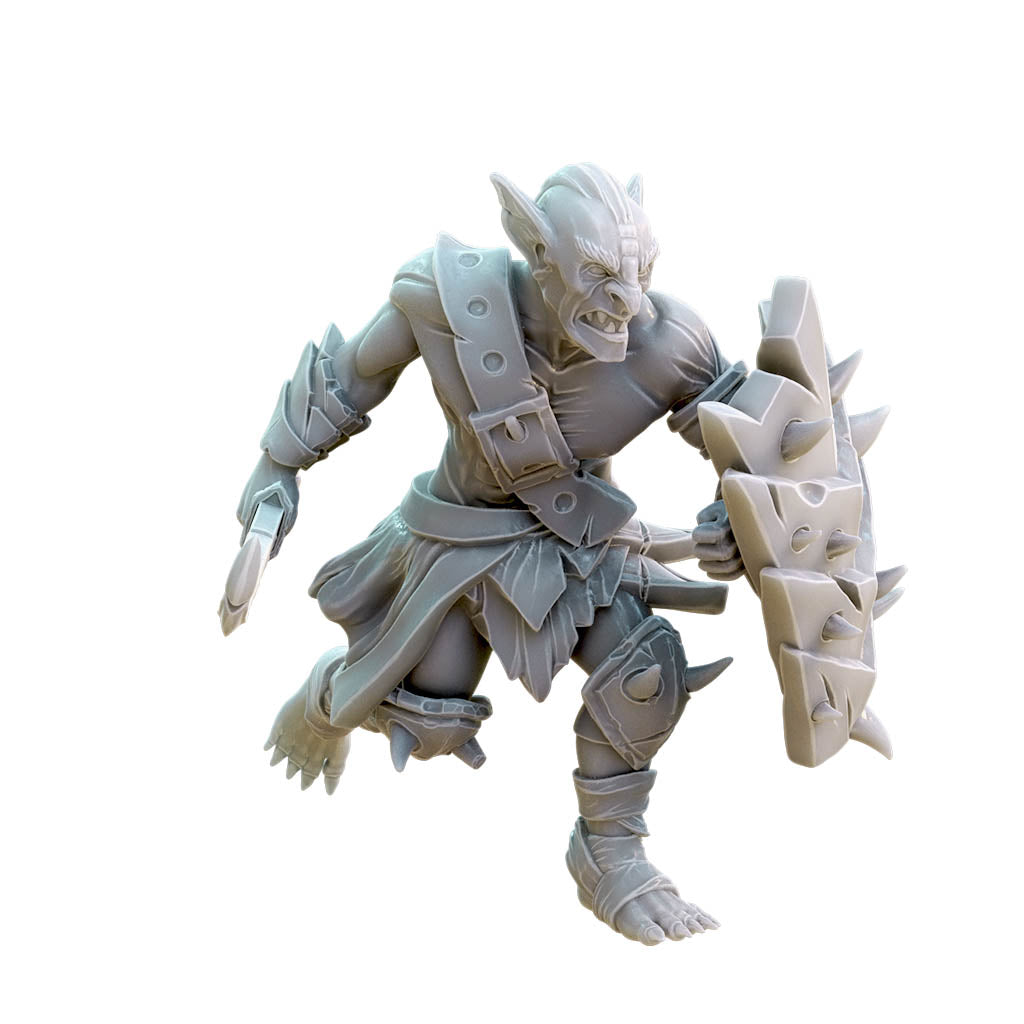 Goblin Fighter Set from Instant Encounters Kickstarter for Boardgames, RPG and Painter by Hexy Studio