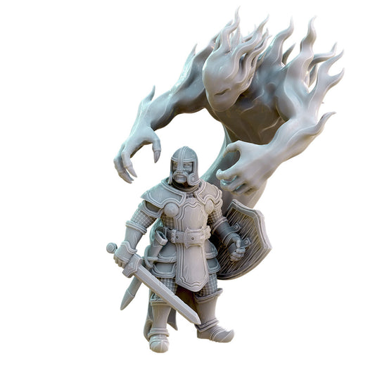 Ritter mit Geist aus Instant Encounters Kickstarter für Brettspiele, Rollenspiel und Maler von Hexy Studio