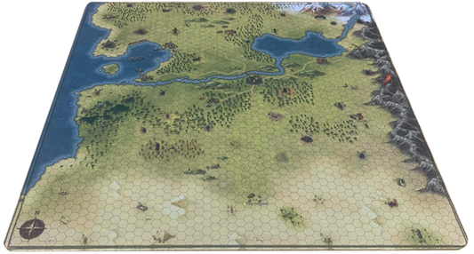 League of Dungeoneers Add-on Neoprene World Map Kickstarter Edition