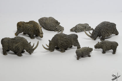 Wollnashörner aus The Rampart von StoneAxe Miniatures