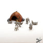 Ziegen mit Stall aus The Rampart von StoneAxe Miniatures