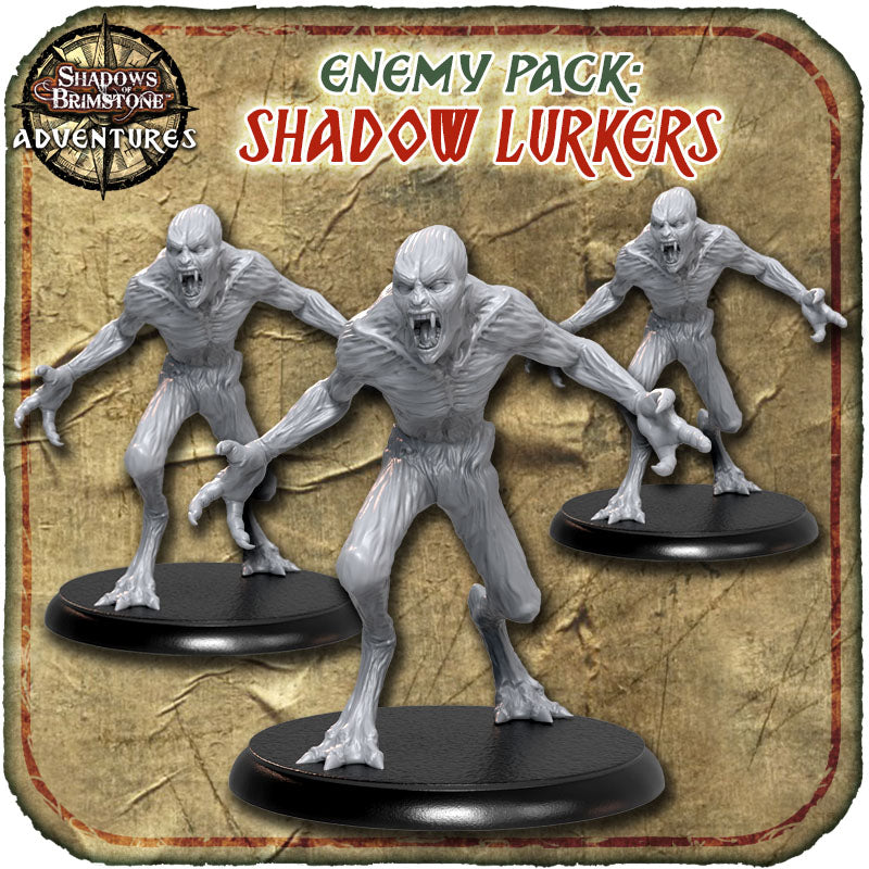 Shadows of Brimstone: Shadow Lurker Enemy Pack English Edition
