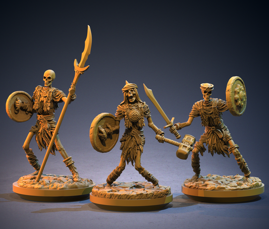 Skeleton Warrior Set from Arabian Nights 1001 Nights