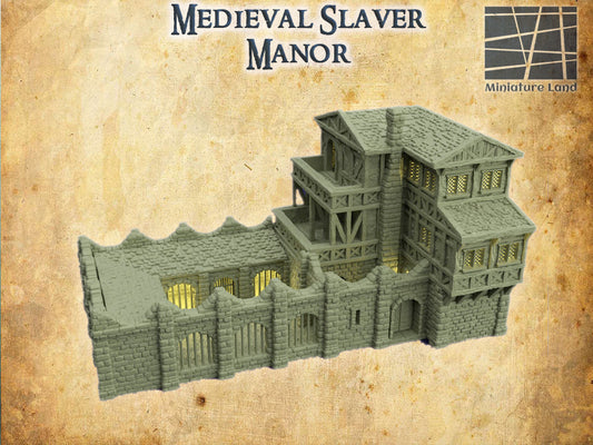 Mansion Medieval 3D Terrain Building Miniature Land DnD RPG Tabletop