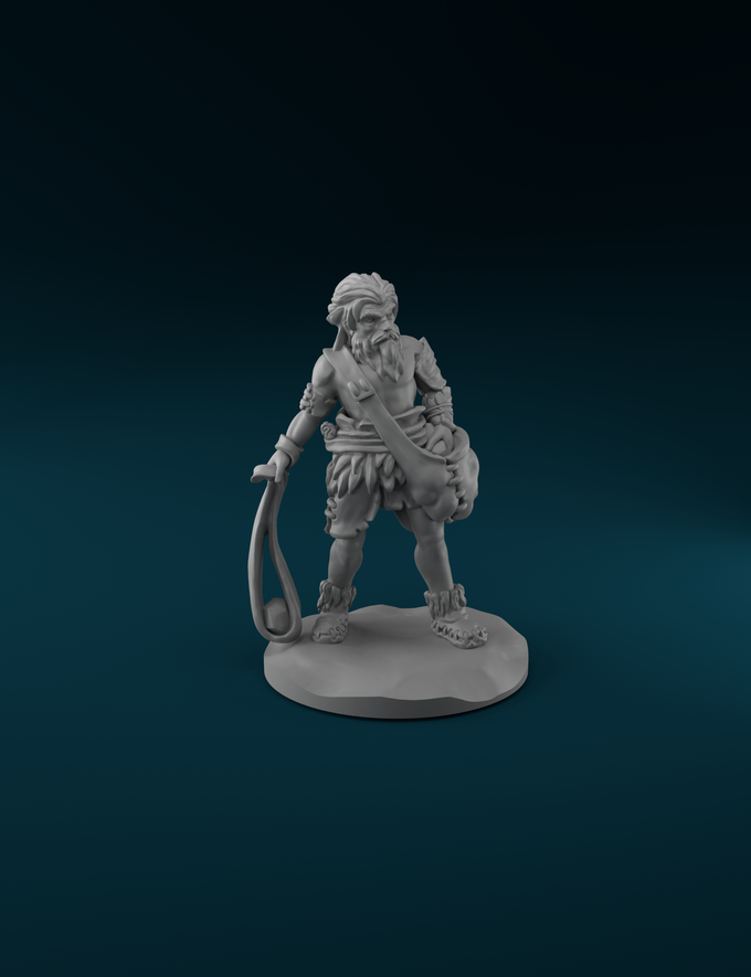 Stone Age Warrior from The Rampart by StoneAxe Miniatures