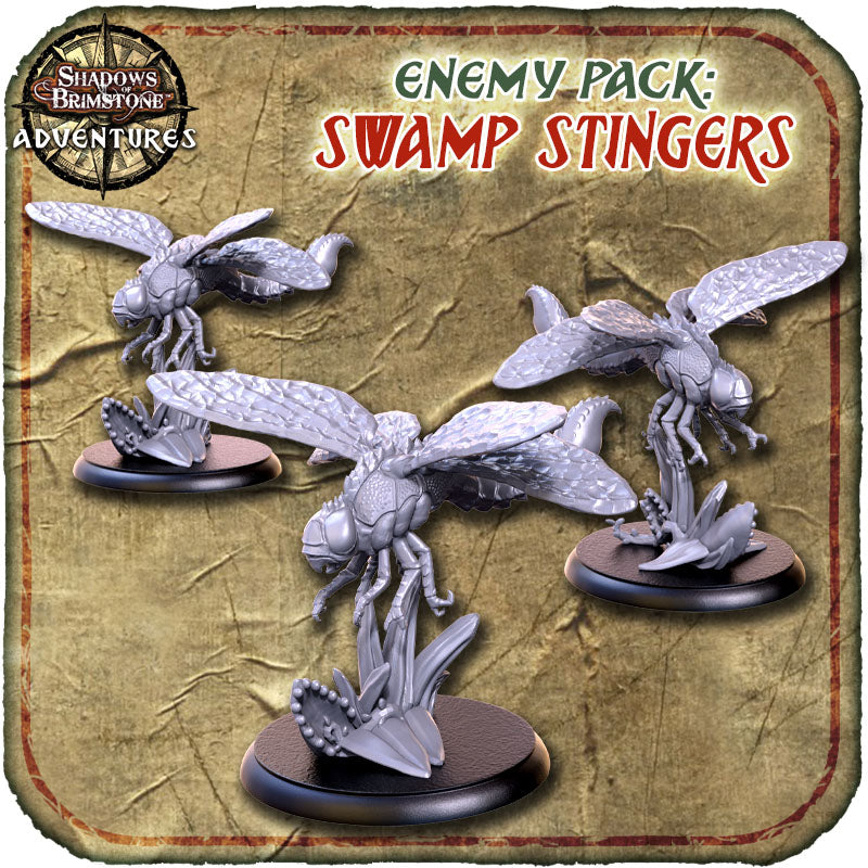 Shadows of Brimstone: Swamp Stingers Enemy Set English Edition