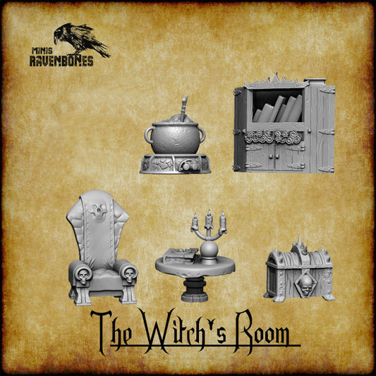 Witches Room Set by RavenBones Miniatures